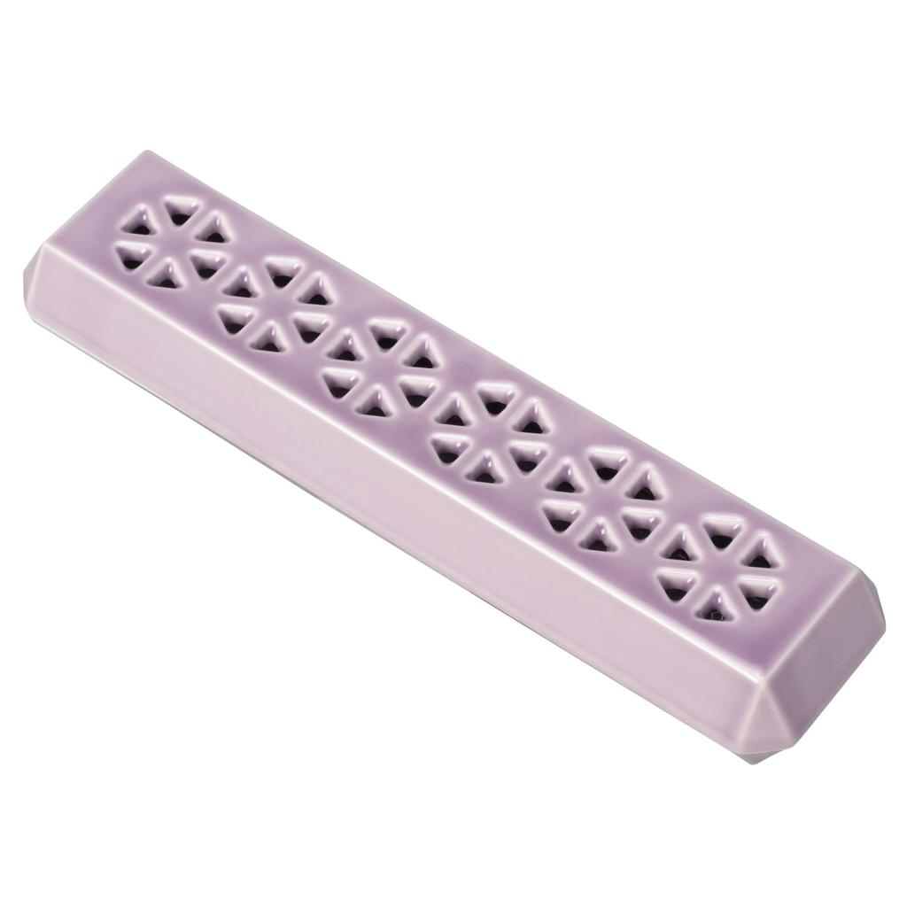 Sunmany Incense Holder for Lying Authentic Arita Easy To Care Made In Blends In with Your Incense Buddhist Altar Modern Buddhist Buddhist Clear Pale