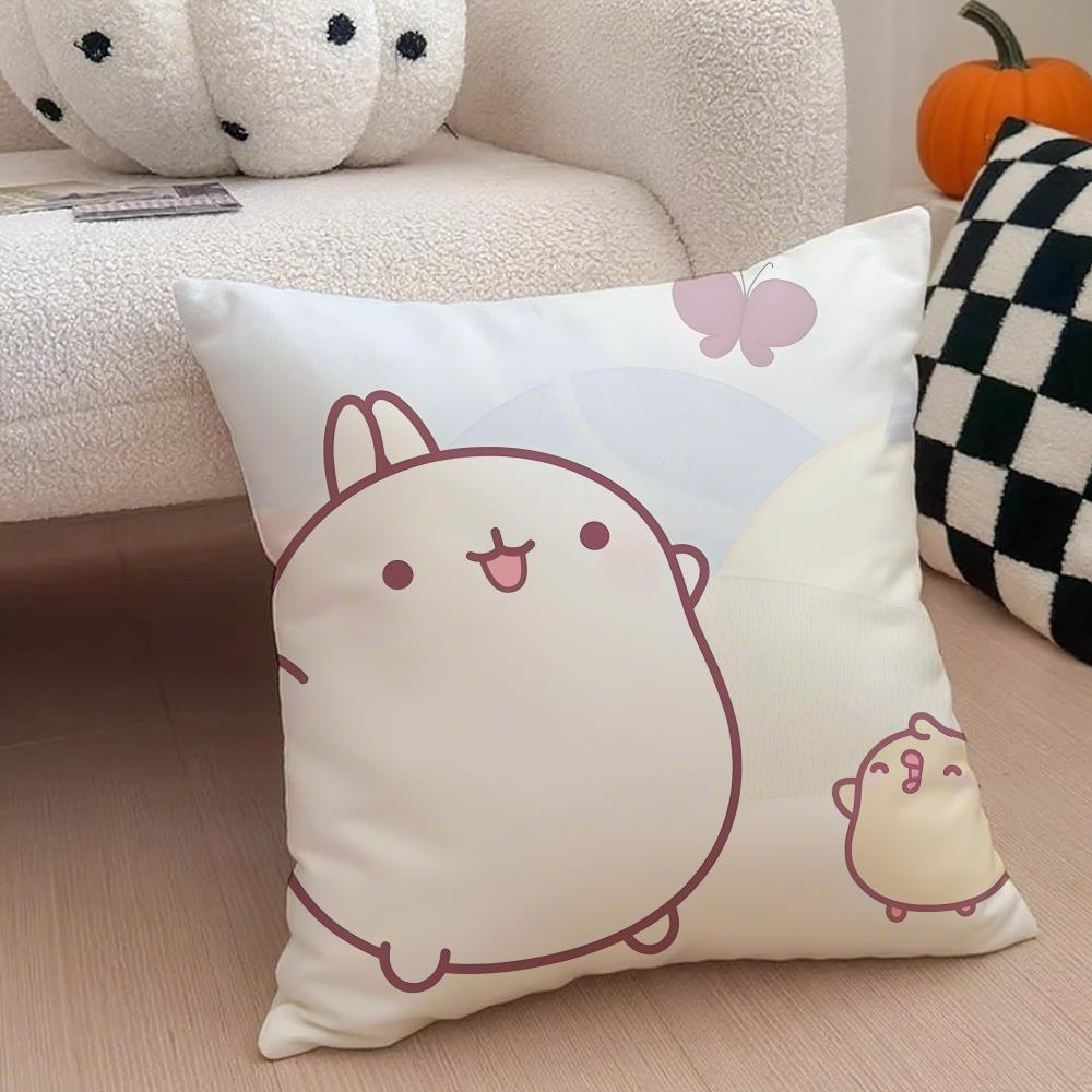 MMolang Cushion Cover Linen Pillow Case Soft Breathable Protective Couch Room Decoration