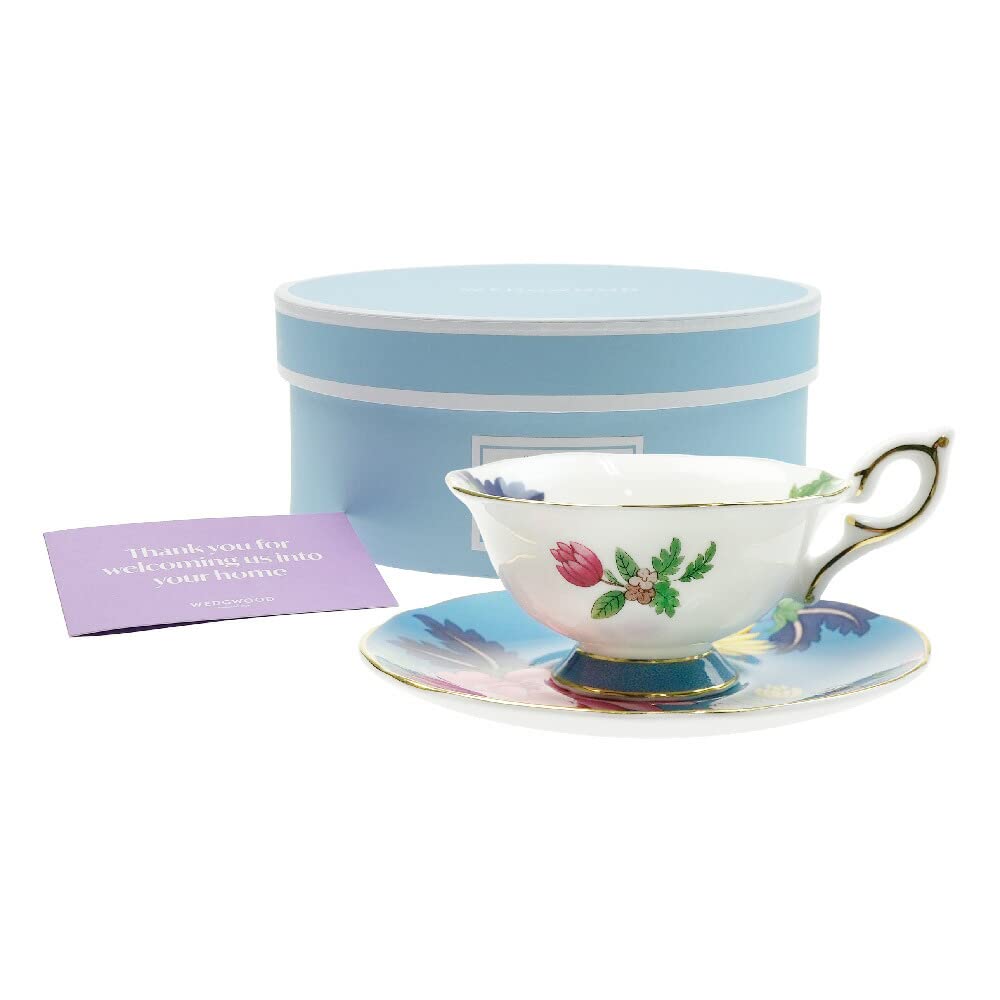 

Wedgwood Wanderlust Sapphire Garden Teacup and Saucer [Parallel Import]