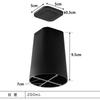 Yamazaki Tower Magnetic Tumbler for Set of 1752 x 2 Under-Bathroom Cabinets, Black, 2,