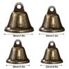 5pcs Vintage Retro Bell Ornaments 22/26/30/38mm Decoration Rustic Bells  for Christmas Tree