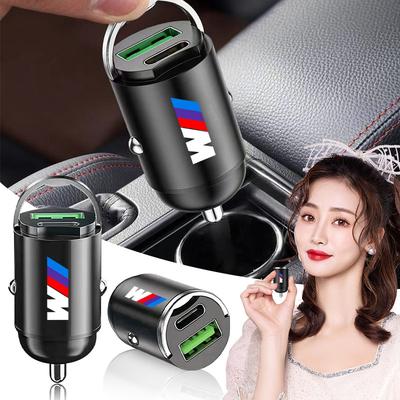 Micro Car Quick Charger Vehicle Cigarette Lighter Convert Plug Car Accessories For BMW M E34 E36 E60 E90 E46 E39 E70 F10 F20 F30 X5 X6 X1 M3 M5 M6 E71