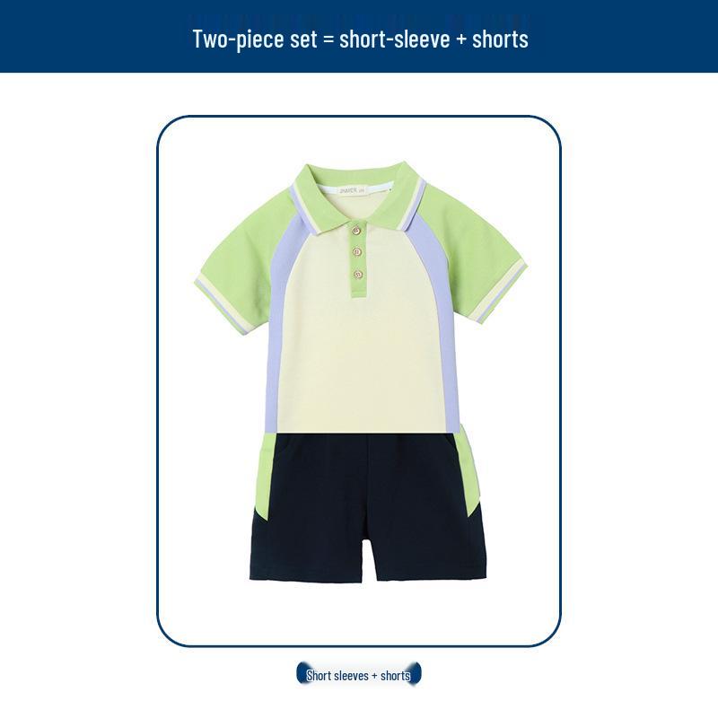 Three-Piece School Uniform Set: Autumn/Spring Sportswear & Baseball Style for Primary, Middle, and Large Kids