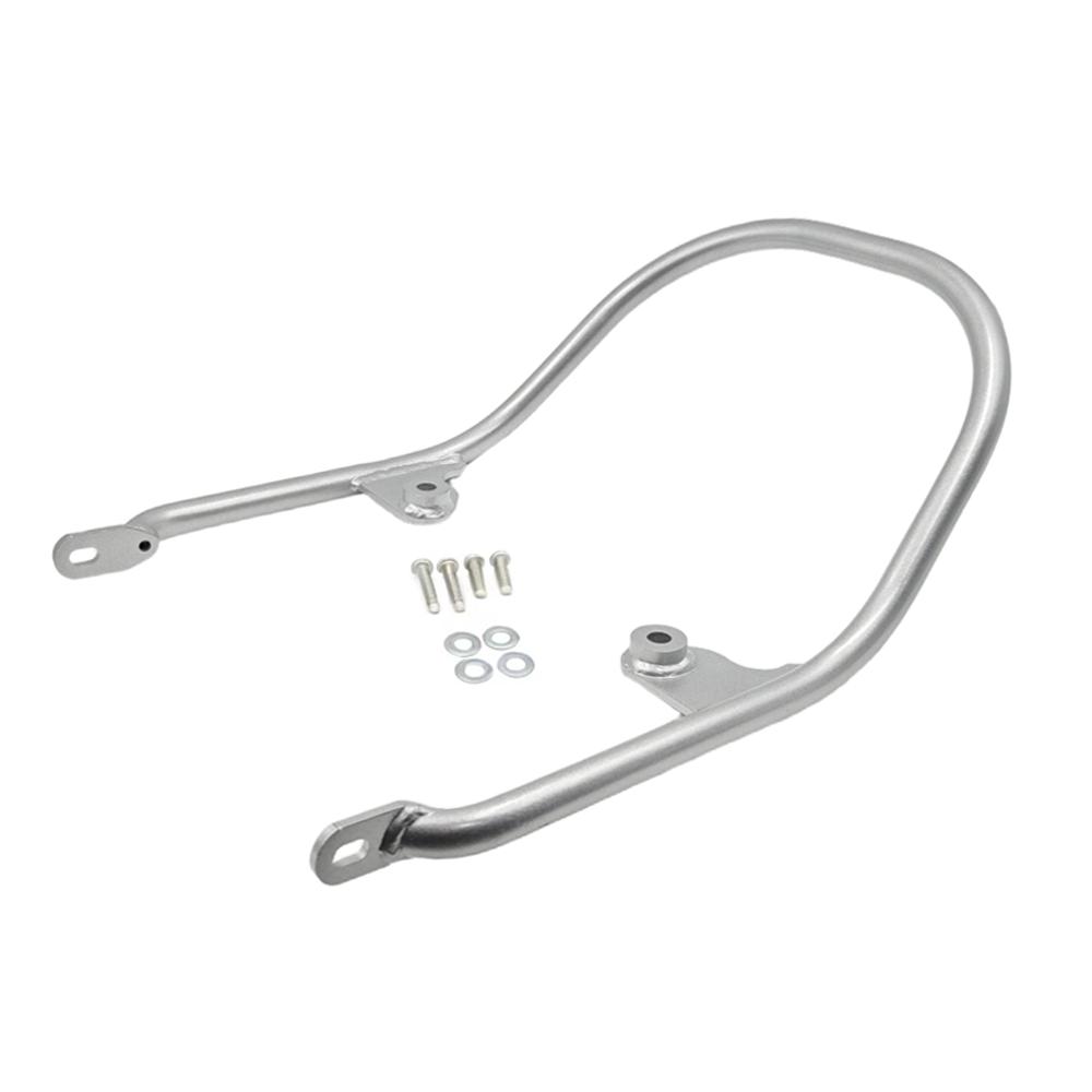 For Kawasaki Z900RS Z900 Z900rs Cafe 2018-2025 Rear Luggage Rack Motorcycle Passenger Seat Grab Hand Rail Bar Support Bracket серебряный