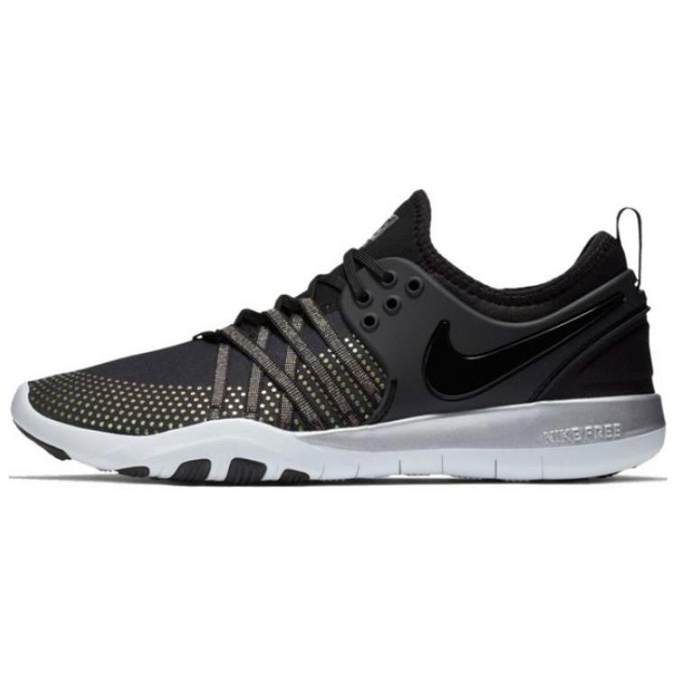 new Nike Free Tr 7 Metallic 'Black' Women's