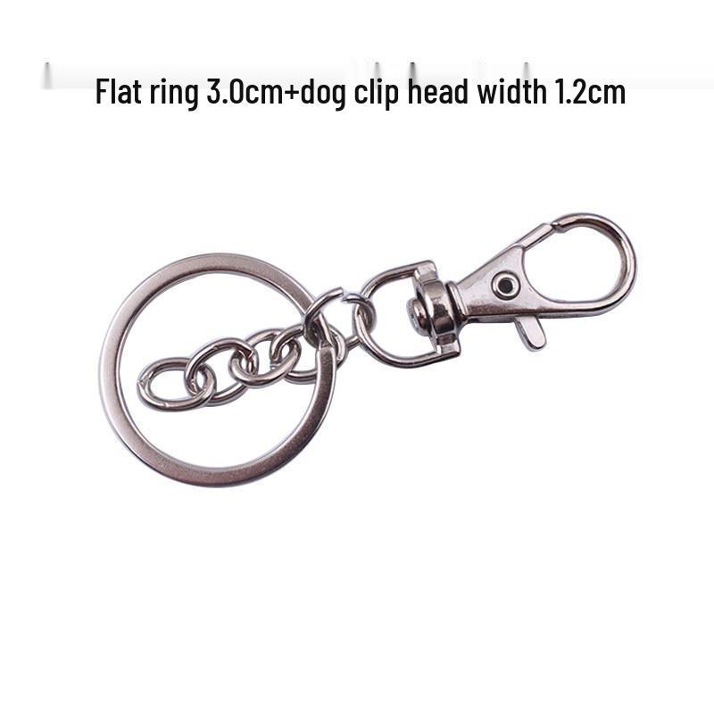 Zinc Alloy Lobster Clasp Hook Set: 3-Piece DIY Keyring & Jewelry Accessories