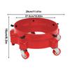 Rolling Bucket Dolly Car Wash Bucket Roller Bucket Cart 360 Swivel Bucket Storage Tray With Wheels For Car Wash Tools Accessory