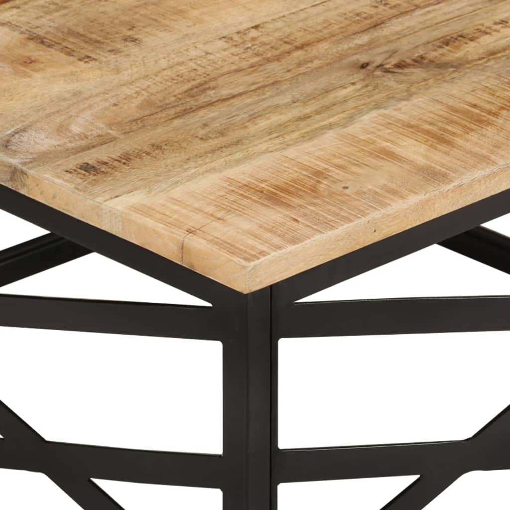 Coffee Table, 68X68X35 Cm, Solid Mango Wood