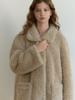 Re L Begonia Fur Half Coat (Beige)