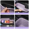 For Dongfeng Nammi Box 01 Nappa Leather Car Front Trunk Mat Bumper Pad Hood Anti-Scratch Car Frunk Cargo Organizer Storage Pad