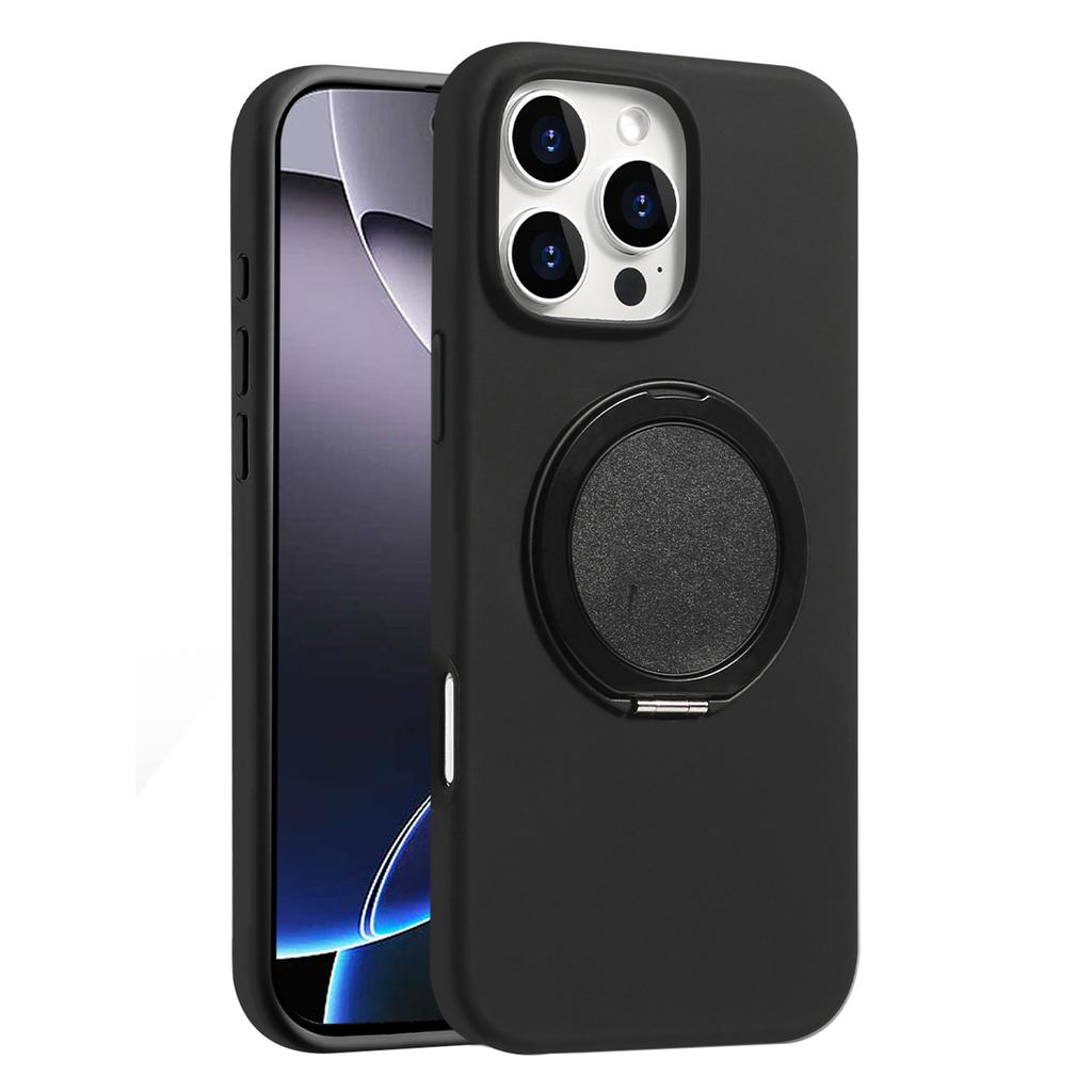Bulk Purchasing For iPhone 16 Pro Max Magnetic Case Large Cutouts Kickstand Liquid Silicone Phone Cover