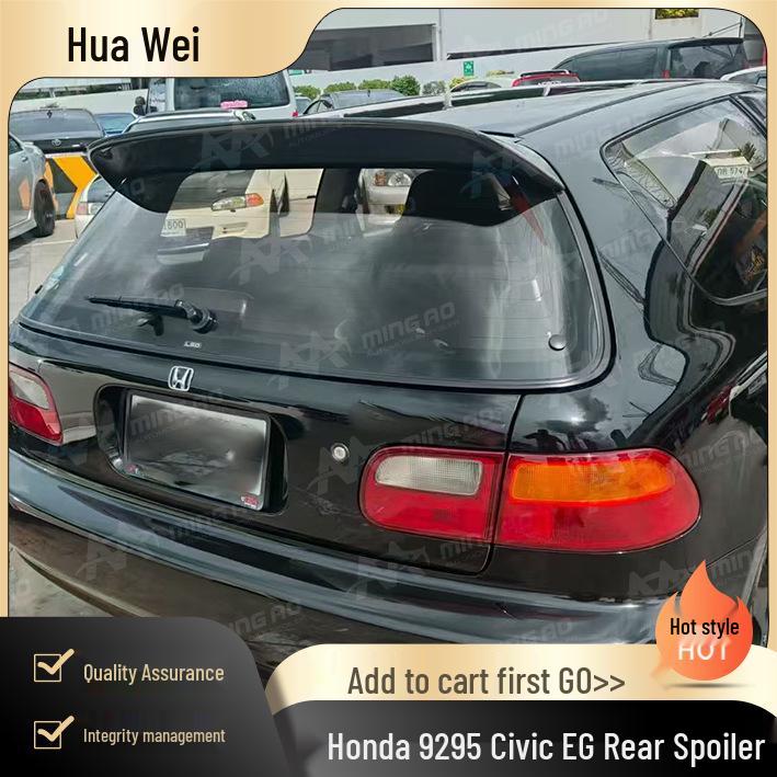 Honda 92-95 Civic EG Bakspoiler - Enkel installation, inga skador eller borrning krävs