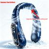 New Summer Portable Mini Hanging Neck Fan Bladeless Neckband Fan Digital Display Power Air Cooler USB Rechargeable Electric Fans