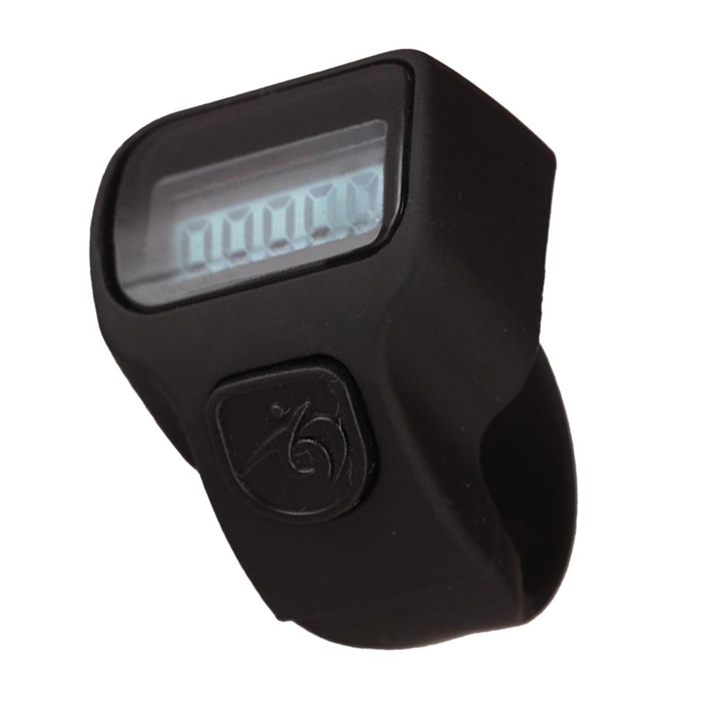 Batteriebetriebene digitale LCD elektronische Fingerringe Hand-Strichzähler 5-stelliger Zähler Klicker für gutes Zählen Runde