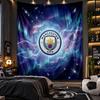 Arazzo da Appendere alla Parete Stampa Manchester City Tessuto per Soggiorno Camera da Letto Decorazione per la Casa