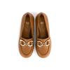 Daks Women S ShoeS 5cm Round Toe Buckle Loafer Dlf515ka34  Camel 