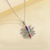 FTCY 7 Chakras Necklaces for Women Elegant Flower Yoga Energy Necklace Exquisite Charms Women's Pendant Gift