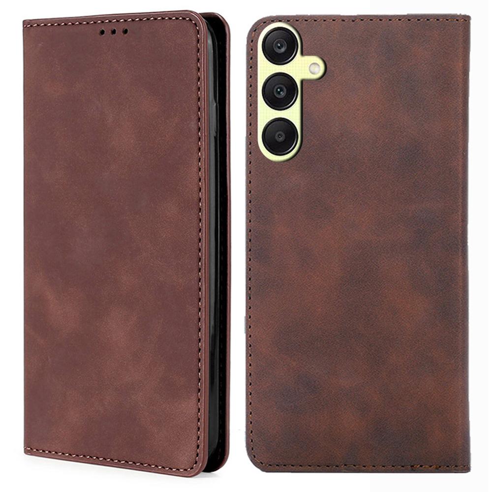 For Samsung Galaxy A25 5G (Global) (161.0 x 76.5 x 8.3mm) Cell Phone Case Card Holder Leather Stand Cover