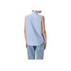 Polo Ralph Lauren Ärmelloses einreihiges Poloshirt Damen Oberteile Hellblau 211968896-002