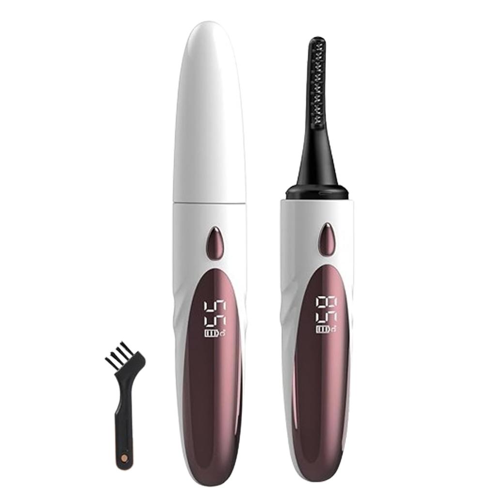 ARREBOL Hot Eyelash 4 Temperature Preheat LED Lower Lash Curler Curler, Rechargeable, Settings, Long-Lasting, Burn-Resistant, 10-Second Time, Display,