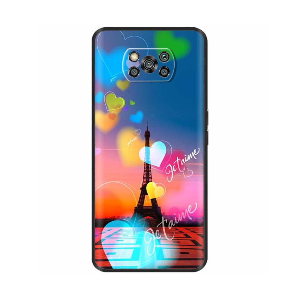 Cover For Xiaomi Poco X3 Pro Case Soft Silicon Black Phone Casse for Poco X3 NFC Case for Poco X 3 NFC PocoX3 Pro TPU Capa Funda