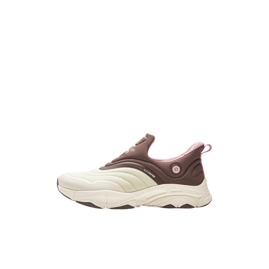 Li Ning Kids Sports Lifestyle Running Series Fashion Trend Simple Comfortable Low Top Casual Shoes Kids Casual Shoes YKCV203-2