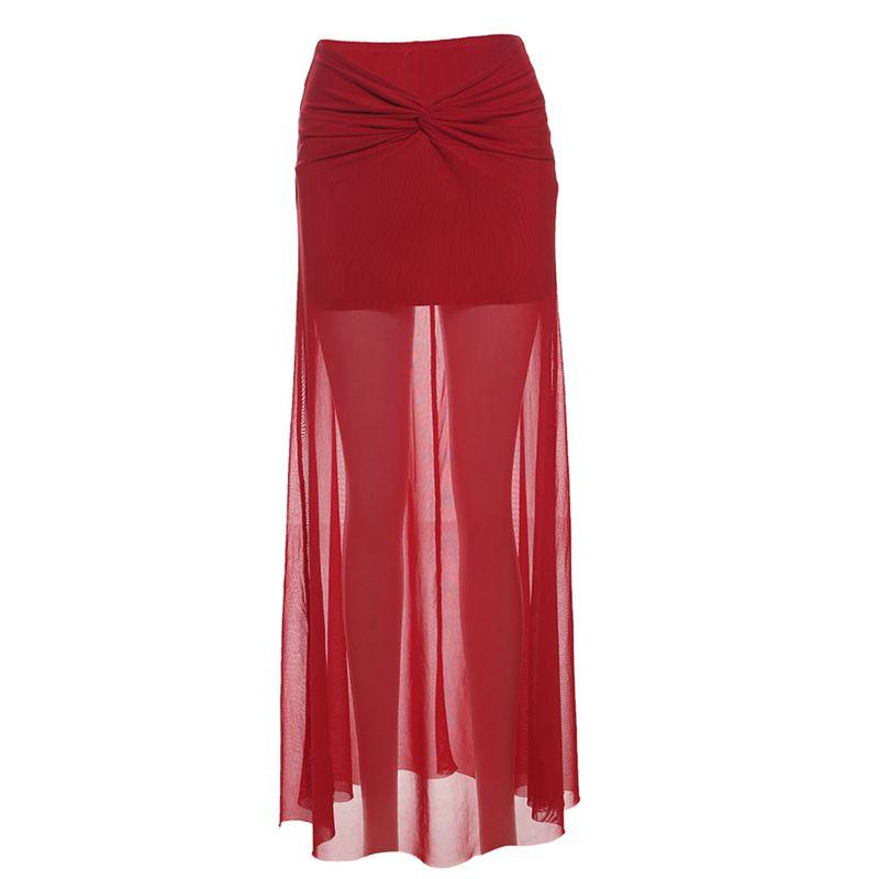 # Sisjuly# Meiko Gold Irregular Flowers Hanging Neck Cami Tulle Perspective Long dress Set Women Summer