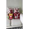 New Christmas Pillow 4 Combination Picture Pillow Cushion Pillowcase Home Office Pillowcase
