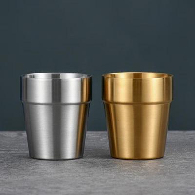 Jimeijiduo 304 Double-Wall Stainless Steel Beer Mug
