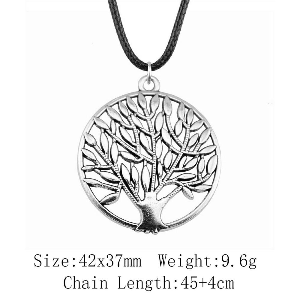 Valentinstag Halsdekoration Lebensbaum Baum Halskette Lederkette 45cm Günstige Dinge Choker Hals