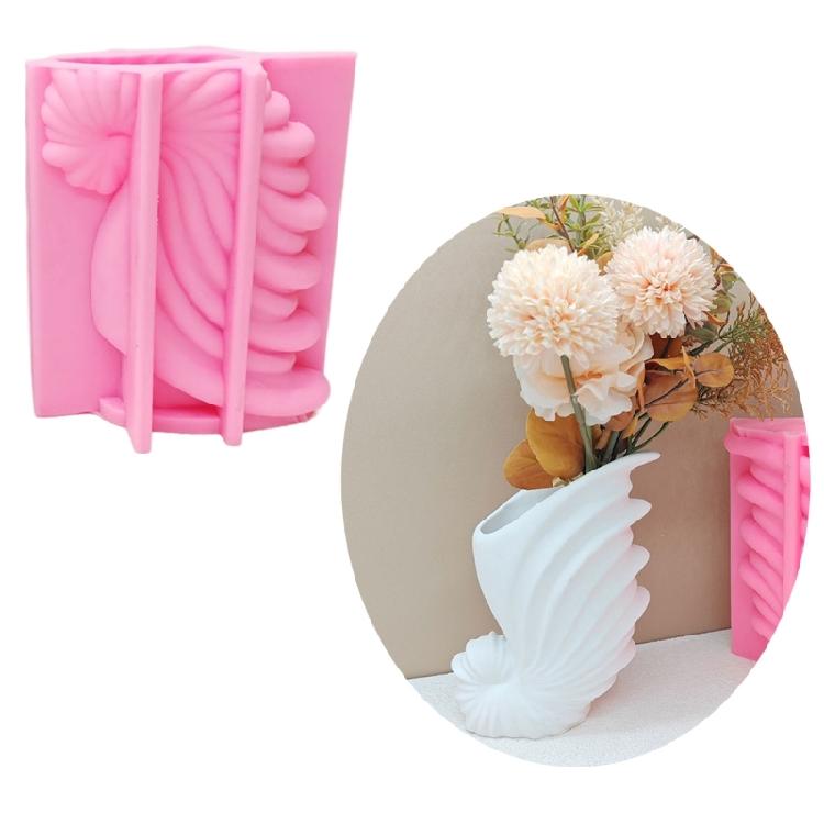 Sea Snail Shaped Resins Molds for Making Flower Vase Table Decorations