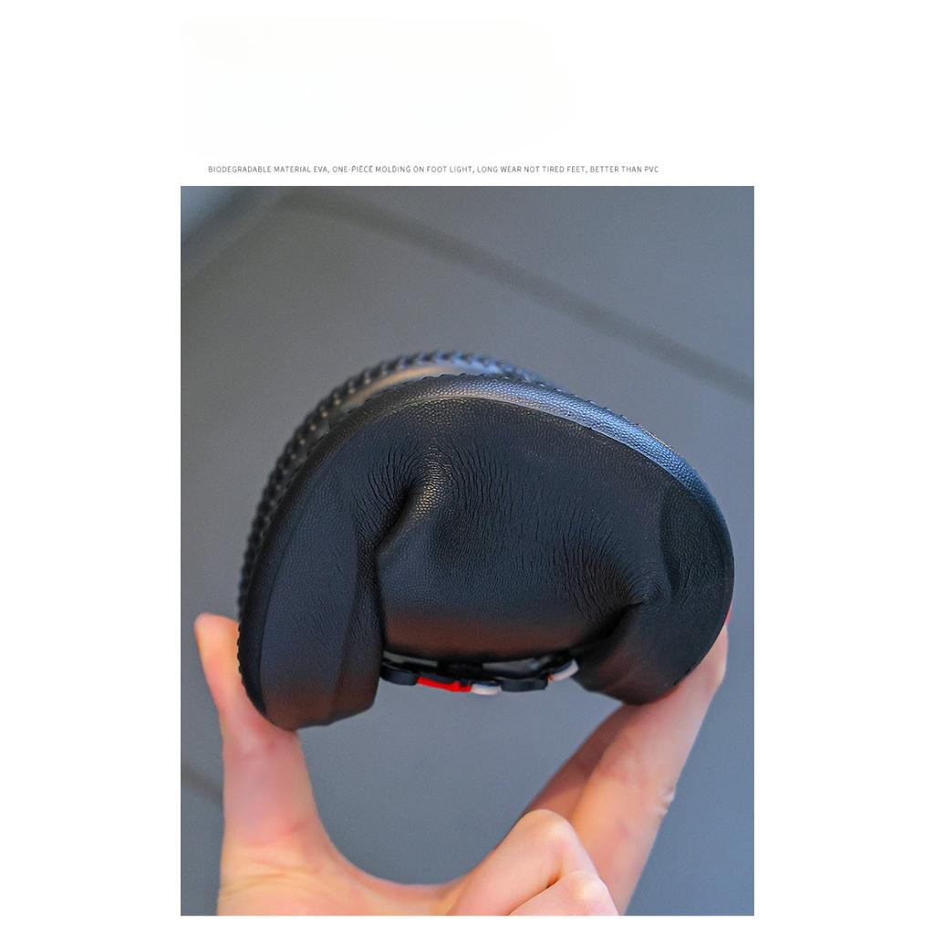 Children's Slippers Nezha for Boys, Summer New Style for Girls, Indoor Home Anti Slip Shower for Baby Boys, Cool Mop for Big Children