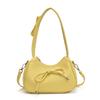 Niche Design Crescent Bag New Armpit Bag Simple Bow Shoulder Fashion Messenger Bag
