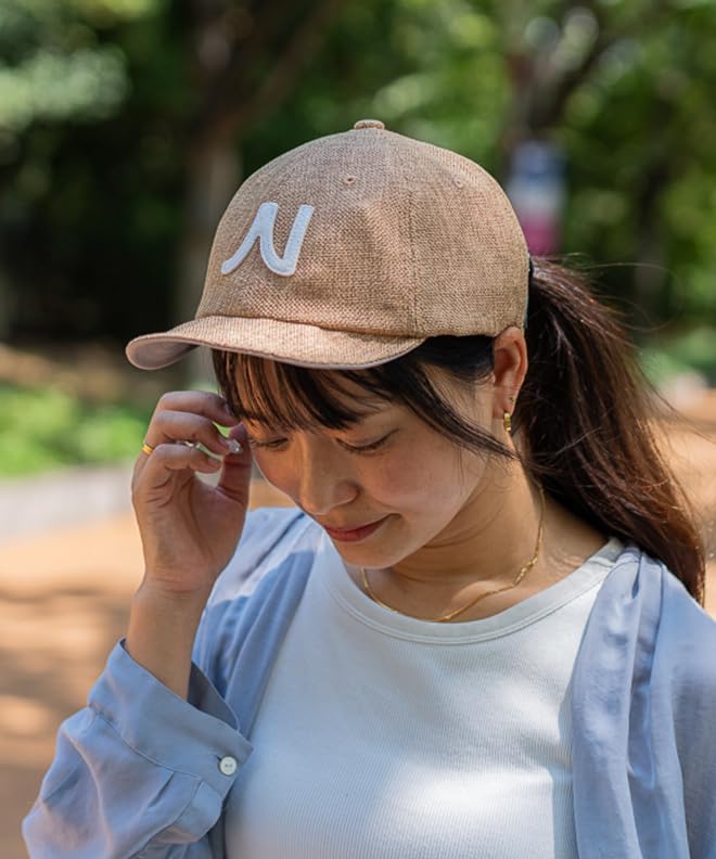Nakota Kaze Ball and Shallow Summer UV One Size Fits Beige Cap, Men's Women's, Fit, Cap, Cool, Breathable, Outdoor, Natural, Stylish, Logo,