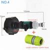 Threaded Connection Hose Connector Adapter Plastic Exhaust Connector  Garden Irrigation
