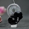 Black Birthday Candles For Cake Party Memories Girl Sparkles Rituals Luxury Candle Beautiful Decoration Wedding Child Candles