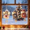 Festive Window Hanging Decorations Plush Angel Doll Ornaments, Christmas Fairy Girl Pendant for Soft Texture Dolls Tree Home Decor, Party, New