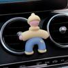 Cute People Shape Car Perfume Clip Automotive Aromatherapy Diffuser  Air Fragrance Flavor