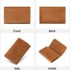Small Card Holders Clutch Leather Card Holder Fashion Design Men Short Wallet  Travel