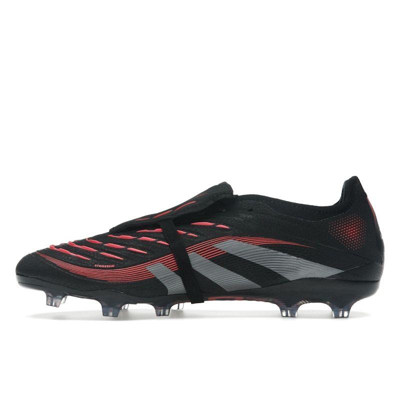 Adidas Predator 24 Pro Foldover Tongue FG Stealth Victory Pack Unisex Sneakers Black Core-Black Grey-Four JR3108
