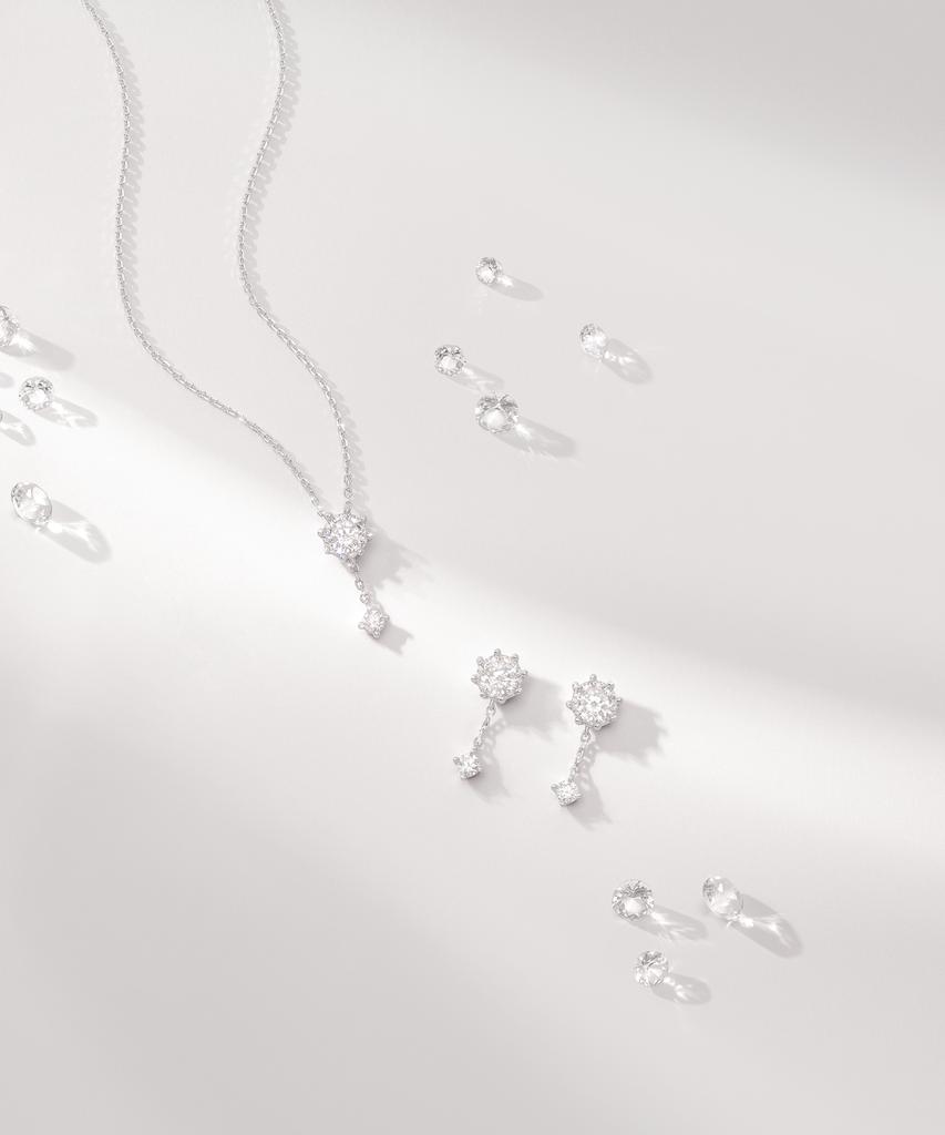 Jestina Whitemond Necklace + Earring Set (Set-J0-1100)