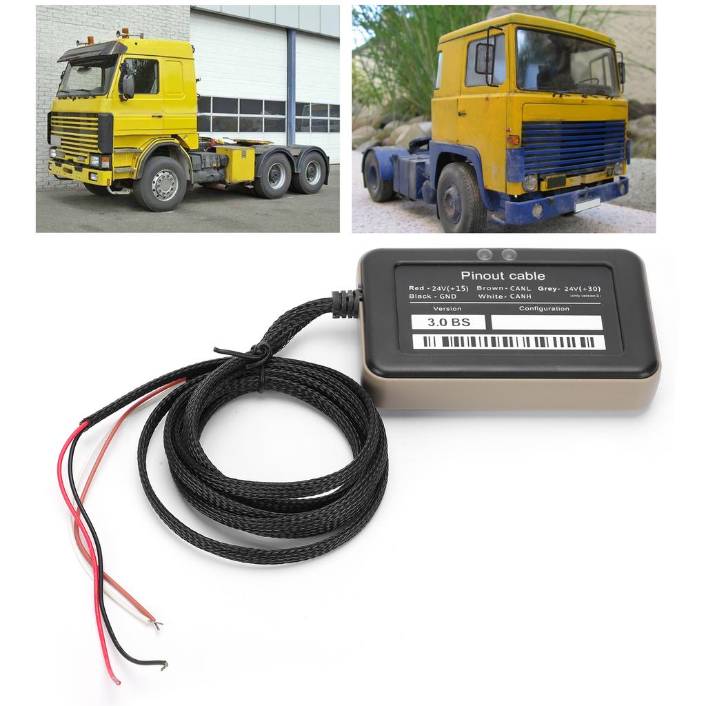 8 in 1 Vollchip-Diagnosescanner Kunststoffersatz für Cummins LKW Schwerlastfahrzeug