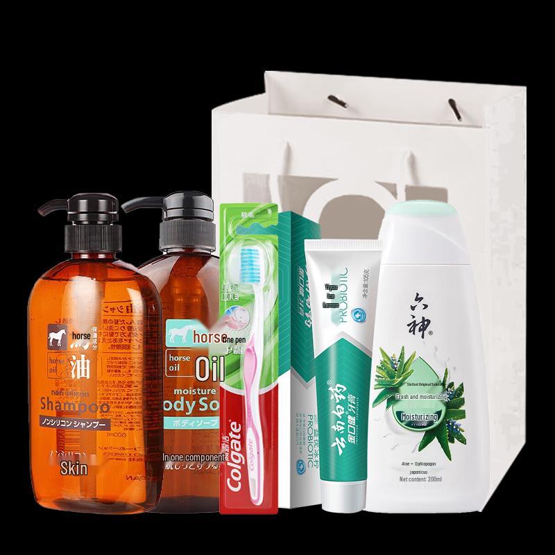 Kracie Ichikami Horse Oil Shampoo 5-Piece Set