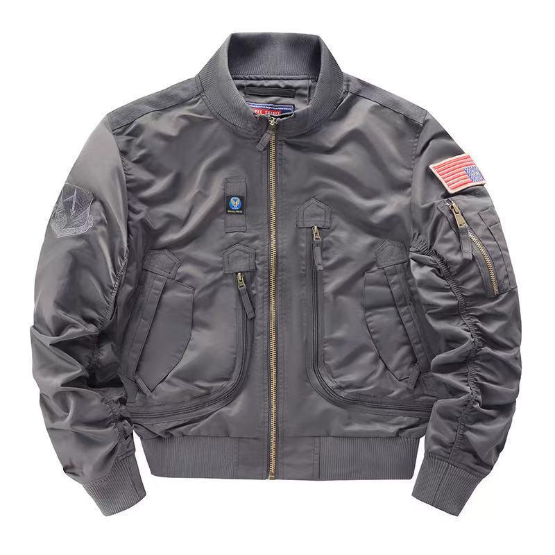 Men's Tactical Baseball Collar Pilot Jacket