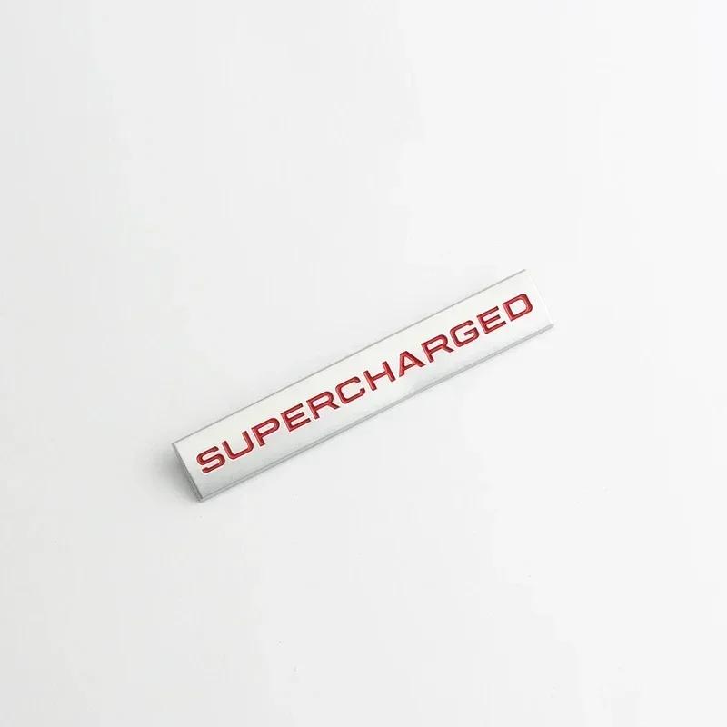 3D Metal Logo SUPERCHARGED Autoliography Engine Emblem Badge Sticker Car Styling Accessories