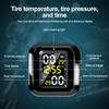 Wireless LCD Display Motorcycle TPMS Tyre Temperature Tester  with 2 External Sensor Motorcycle Wireless Tire Pressure Detector
