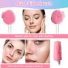 9-teiliges Set, Gesichtsreinigung Set, Tiefenreinigung SPA Gesichtsmaskenpinsel Set, weiches Samt-Stirnband und Haarnadel Set