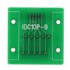 IDC10P 10-poliger Stiftleisten-Breakout-Board-Klemmenblock-Steckverbinder SPS-Schnittstelle mit Halterung
