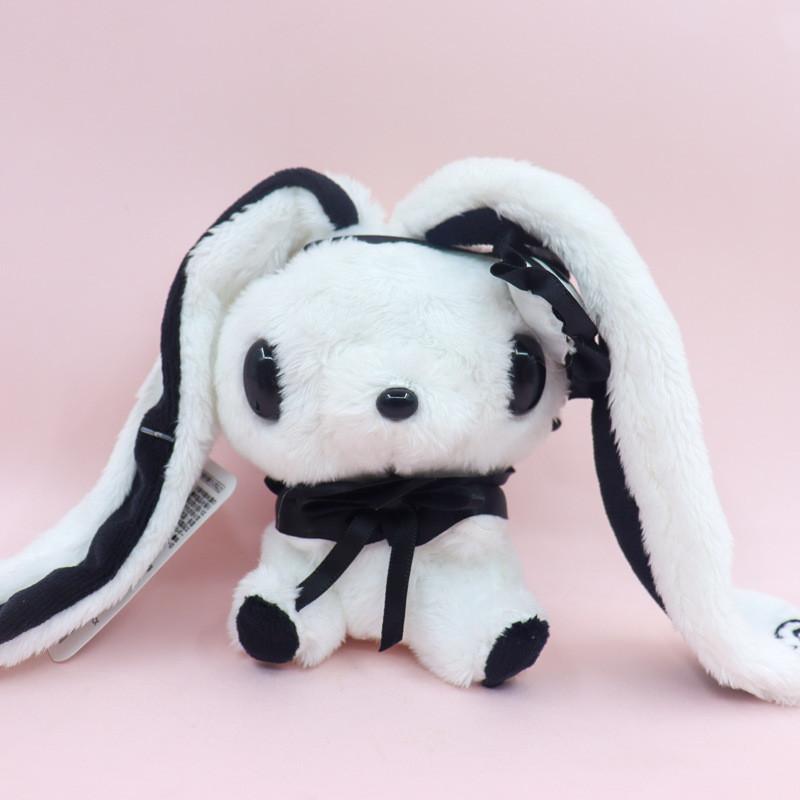Plush Bear Keychain With Heart Eyes And Gothic Style For Kids And Teens