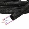 Tuyau annelé souple PVC noir 32/35/38 mm – différentes longueurs, résistant UV pour bassins et filtration
